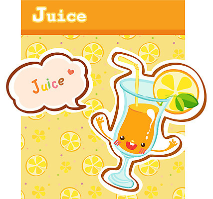 EPS 캐릭터 음료 음식 일러스트 홍보캐릭터 사람없음 요식업 주스 패턴백그라운드 오렌지주스 음식캐릭터 타이틀 일러캐릭터 산업 백그라운드 패턴 과일주스 파일형식 벡터