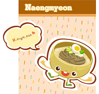 EPS 캐릭터 음식 일러스트 홍보캐릭터 여름음식 사람없음 요식업 패턴백그라운드 면류 음식캐릭터 냉면 타이틀 제철음식 일러캐릭터 산업 한식 백그라운드 패턴 제철 파일형식 벡터 여름_계절