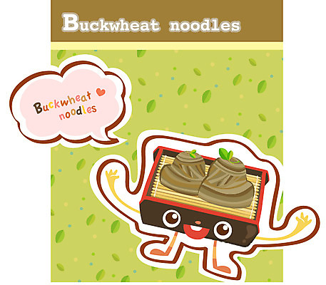 EPS 캐릭터 음식 일러스트 홍보캐릭터 사람없음 요식업 패턴백그라운드 면류 냉모밀 메밀국수 음식캐릭터 타이틀 일본음식 일러캐릭터 산업 백그라운드 패턴 파일형식 벡터