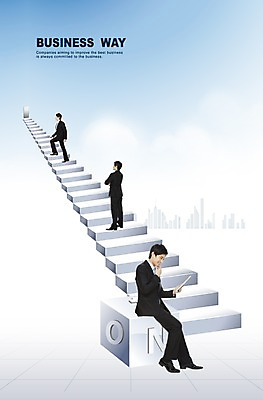 PSD 편집이미지 남자 비즈니스 하늘 사람 빌딩 세명 상자 문 계단 비즈니스맨 남자만 이미지편집 건물 직장인 파일형식