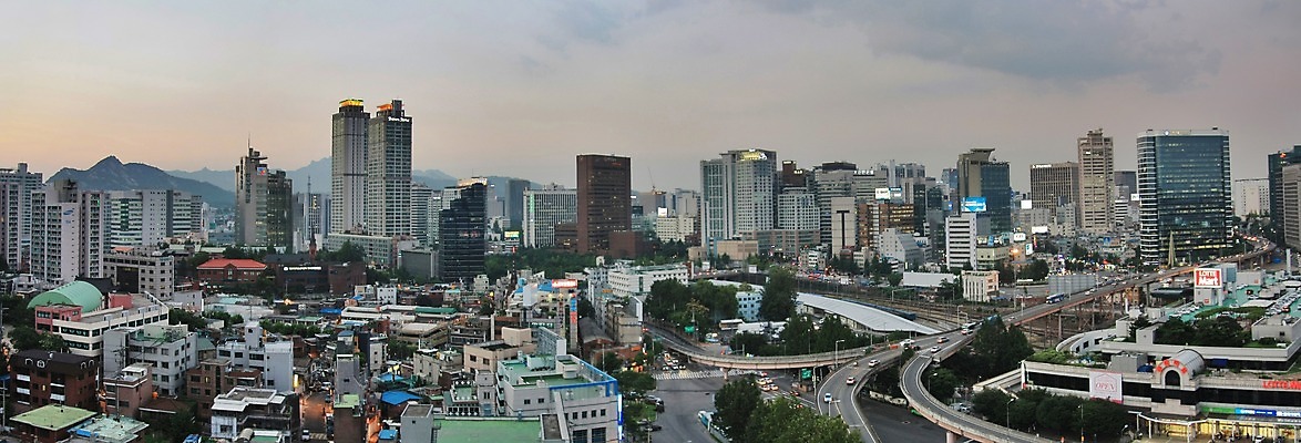 JPG 구름 도로 하늘 서울 한국 파노라마 풍경 사람없음 야외 건물 도시 상쾌 자연요소 건축물 감정 아시아 길 교통시설 촬영기법 파일형식