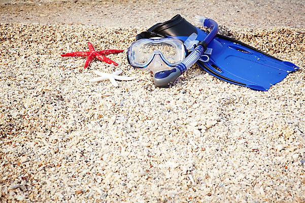 포토 JPG 사계절 계절 바다 섬 불가사리 풍경 해변 사람없음 야외 여름 장비 스노클링 물안경 오리발 오브젝트 무인도 한켤레 국내포토 1 극피동물 수상스포츠 수영용품 파일형식