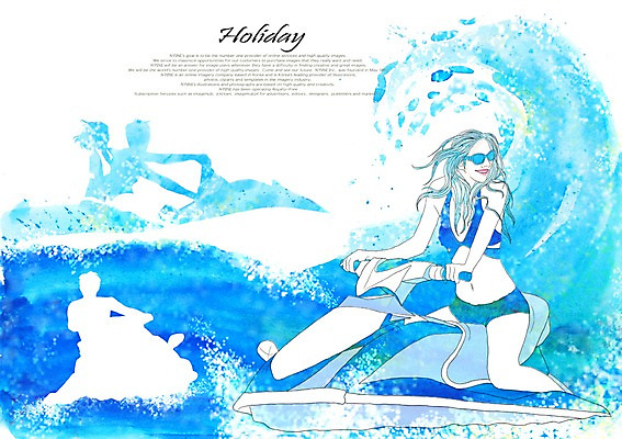 PSD 라이프스타일 계절 여자 수영복 실루엣 여유 파도 바다 일러스트 휴가 휴식 사람 여러명 해변 여름 레포츠 여름휴가 바캉스 비키니 수영 시원함 제트스키 여자만 국내일러스트 옷 감정 다수 컨셉 레저 촬영기법 생활 수상스포츠 파일형식 여름_계절