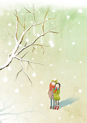 PSD 나무 커플 여자 남자 행복 크리스마스장식 크리스마스 겨울 데이트 일러스트 함께함 사랑 사람 20대 두명 장식 10대 목도리 다정 나뭇가지 눈 국내일러스트 자연요소 식물 잡화 계절 기념일 감정 컨셉 관계 청소년 날씨 청년 파일형식