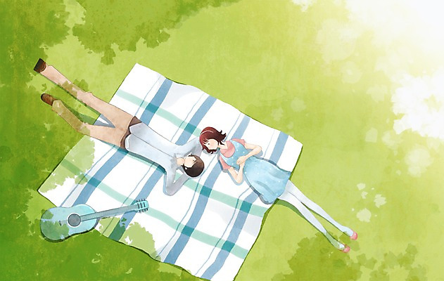 PSD 커플 여자 남자 행복 악기 데이트 일러스트 휴식 함께함 사랑 사람 잔디 20대 두명 10대 눕기 다정 기타 돗자리 나무그늘 국내일러스트 나무 식물 감정 음악 컨셉 관계 모션 청소년 현악기 청년 그늘 파일형식