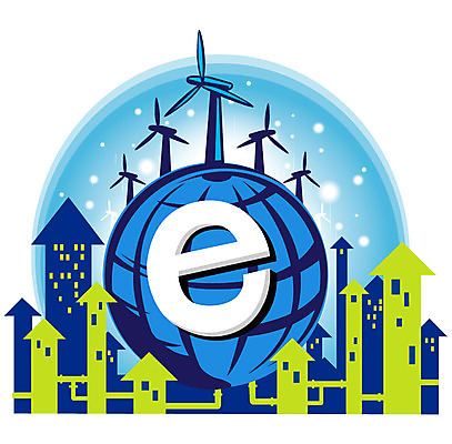 EPS 지구 일러스트 주택 사람없음 건물 자연보호 그린캠페인 에너지 도시 절약 그린에너지 풍력에너지 E 사회이슈 환경보전 국내일러스트 건축물 알파벳 캠페인 컨셉 자연 보호 파일형식 벡터