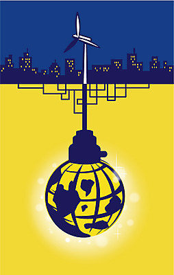 EPS 실루엣 지구 일러스트 전구 사람없음 건물 자연보호 그린캠페인 에너지 도시 절약 그린에너지 풍력에너지 사회이슈 환경보전 그린시티 국내일러스트 건축물 캠페인 컨셉 자연 촬영기법 보호 파일형식 벡터 그린뉴딜