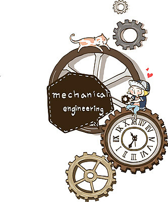 EPS 한마리 여자 교육 표지 시계 일러스트 교과목 청소년 수업 한명 사람 10대 반려동물 고양이 톱니바퀴 정비공 태엽 기술산업 여자만 여자한명만 십대만 십대여자만 십대여자한명만 국내일러스트 동물 1 산업 포유류 기술자 파일형식 벡터