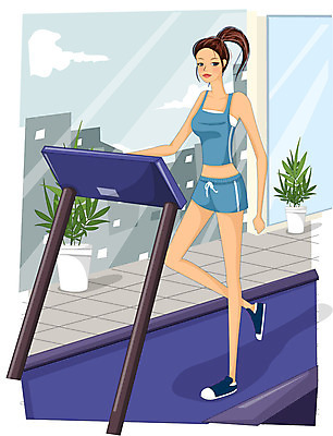 EPS 라이프스타일 여자 다이어트 일러스트 한명 사람 20대 성인 라이프 운동 운동기구 헬스 런닝머신 여자만 여자한명만 성인여자만 청년만 청년여자만 성인한명만 청년여자한명만 성인여자한명만 성인만 국내일러스트 1 건강 청년 생활 파일형식 벡터