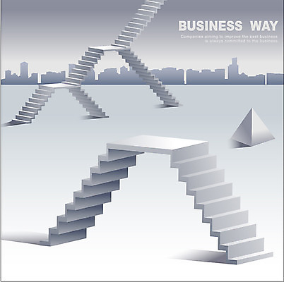 EPS 일러스트 비즈니스 빌딩 사람없음 건물 계단 도시 삼각뿔 국내일러스트 건축물 파일형식 벡터