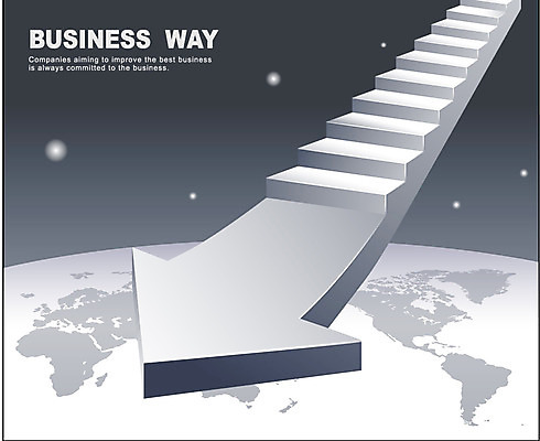 EPS 화살표 지구 일러스트 비즈니스 사람없음 글로벌 우주 계단 국내일러스트 파일형식 벡터