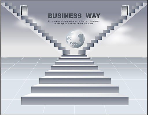 EPS 구름 길 지구 일러스트 비즈니스 사람없음 글로벌 문 계단 선택 갈림길 국내일러스트 자연요소 컨셉 파일형식 벡터