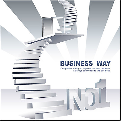 EPS 일러스트 비즈니스 사람없음 문 계단 넘버원 단계 관문 국내일러스트 파일형식 벡터