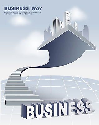 EPS 화살표 일러스트 비즈니스 사람없음 건물 계단 도시 상승 국내일러스트 건축물 컨셉 파일형식 벡터