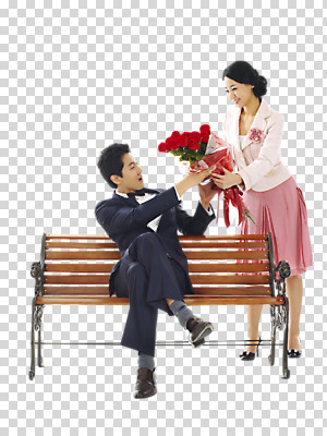 스튜디오촬영 식물 편집 편집이미지 커플 여자 남자 꽃 한쌍 꽃다발 벤치 의자 나비넥타이 실내 선물 사랑 서기 들기 사람 앉기 동양인 정장 턱시도 이벤트 20대 성인 두명 앞모습 빨간색 치마 장미 놀람 다리꼬기 애정표현 주기 생일선물 서프라이즈 PNG 한다발 청년만 성인만 편집소스 옷 감정 뷰포인트 컬러 가구 컨셉 관계 모션 하의 넥타이 표정 인종 청년 내부 표현 생일 파일형식