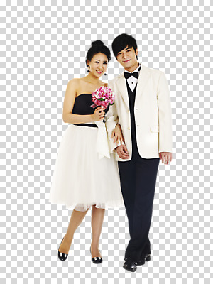 스튜디오촬영 전신 편집 편집이미지 부부 커플 드레스 원피스 여자 남자 한쌍 부케 결혼 결혼식 실내 표정 사랑 서기 미소 웃음 들기 사람 동양인 정장 턱시도 이벤트 20대 성인 두명 앞모습 팔짱 올림머리 PNG 탑원피스 청년만 성인만 편집소스 헤어스타일 옷 감정 뷰포인트 꽃다발 관계 모션 인종 청년 내부 파일형식