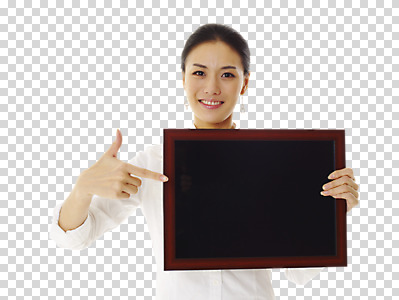 스튜디오촬영 편집 편집이미지 여자 포즈 비즈니스 안내 프레임 실내 표정 한명 미소 웃음 들기 사람 동양인 손짓 상반신 성인 앞모습 칠판 한국인 가리킴 직장인 비즈니스우먼 알림 미니칠판 PNG 여자만 여자한명만 성인여자만 성인만 편집소스 직업 1 뷰포인트 모션 인종 내부 파일형식