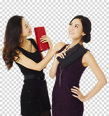 스튜디오촬영 모델 편집 편집이미지 원피스 여자 패션 포즈 가방 목걸이 실내 표정 대화 서기 웃음 들기 사람 동양인 성인 두명 친구 쇼핑 치마 민소매 섹시 귀걸이 우정 지갑 몸매 날씬함 클러치 PNG 여자만 성인여자만 성인만 편집소스 잡화 옷 컨셉 상의 장신구 관계 모션 하의 말하기 인종 내부 파일형식