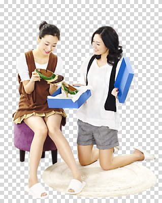 전신 편집 편집이미지 라이프스타일 잡화 여자 구두 신발 의자 슬리퍼 실내 표정 실내화 선물 미소 웃음 들기 사람 앉기 동양인 성인 두명 친구 선물상자 쇼핑 상자 우정 카펫 기쁨 무릎꿇기 PNG 스툴 포장상자 여자만 성인여자만 성인만 편집소스 감정 가구 관계 모션 인종 내부 생활 파일형식