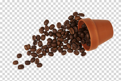 편집 편집이미지 화분 커피 컬러 사람없음 하이앵글 갈색 원두 오브젝트 원두커피 PNG 편집소스 음료 뷰포인트 파일형식