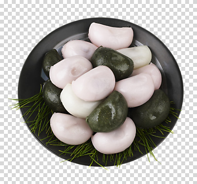 스튜디오촬영 편집 편집이미지 접시 한식 음식 떡 실내 사람없음 하이앵글 여러개 전통음식 PNG 편집소스 개피떡 전통 식기 뷰포인트 다수 내부 파일형식