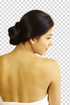 스튜디오촬영 서양인 편집 편집이미지 여자 실내 한명 사람 동양인 상반신 성인 뒷모습 세로 수건 뷰티 스파 목욕 PNG 여자만 여자한명만 성인여자만 성인만 편집소스 외국인 1 뷰포인트 인종 내부 위생용품 청결 파일형식