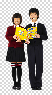 스튜디오촬영 전신 편집 편집이미지 학생 영어 여학생 여자 교육 남자 교복 남학생 컬러 중학생 청소년 고등학생 교재 실내 표정 영어교육 서기 미소 웃음 들기 사람 동양인 두명 앞모습 10대 책 친구 깨끗함 우정 PNG 모범생 십대만 편집소스 문자 옷 뷰포인트 컨셉 관계 모션 인종 내부 파일형식