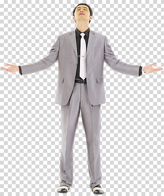 스튜디오촬영 전신 편집 편집이미지 남자 구두 컬러 포즈 비즈니스 팔벌리기 넥타이 실내 한명 서기 사람 동양인 정장 성인 앞모습 눈감음 직장인 비즈니스맨 명상 사색 PNG 넥타이핀 남자만 남자한명만 성인남자만 성인만 편집소스 직업 1 잡화 옷 뷰포인트 신발 생각 모션 인종 내부 파일형식