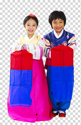 스튜디오촬영 전신 편집 편집이미지 한국전통 전통 여자 명절 남자 어린이 컬러 새해 실내 표정 서기 미소 웃음 들기 사람 동양인 소녀 소년 두명 앞모습 설날 추석 등불 전통의상 한복 청사초롱 고무신 색동저고리 색동옷 PNG 어린이만 편집소스 옷 기념일 뷰포인트 신발 모션 조명 한국 인종 내부 저고리 초롱 파일형식