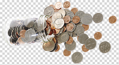 스튜디오촬영 편집 편집이미지 돈 실내 통 사람없음 쌓기 동전 여러개 저축 저금통 원화 백원 오백원 오브젝트 PNG 십원 편집소스 다수 모션 내부 금융 재산 파일형식