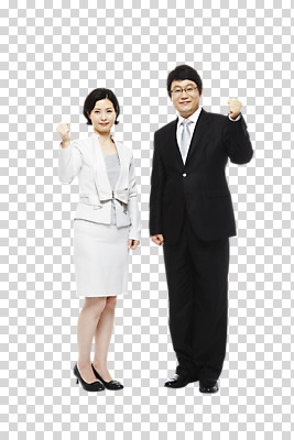 스튜디오촬영 전신 편집 편집이미지 직업 라이프스타일 여자 남자 아시아 비즈니스 협력 실내 서기 사람 동양인 정장 손짓 성인 두명 앞모습 치마 파이팅 주먹 한국인 직장인 비즈니스맨 비즈니스우먼 동료 치마정장 PNG 성인만 편집소스 옷 나라 뷰포인트 관계 모션 하의 인종 내부 생활 파일형식