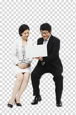 스튜디오촬영 전신 편집 편집이미지 직업 라이프스타일 응시 여자 남자 비즈니스 회의 협력 실내 들기 사람 앉기 동양인 정장 성인 두명 앞모습 노트북 컴퓨터 치마 한국인 웹서핑 업무 직장인 비즈니스맨 비즈니스우먼 작업실 토론 동료 치마정장 PNG 성인만 편집소스 시선 옷 뷰포인트 관계 모션 하의 인종 내부 생활 전자제품 작업 파일형식