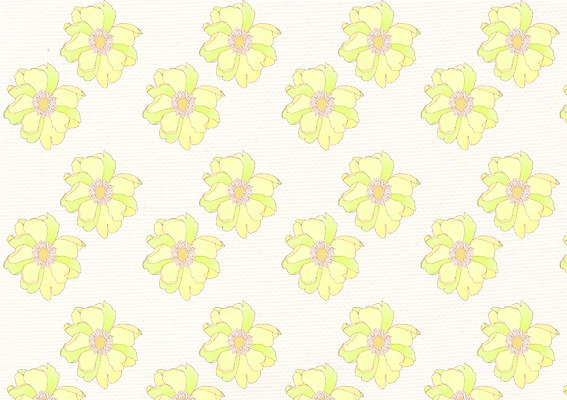 PSD 꽃 백그라운드 무늬 꽃무늬 패턴 꽃백그라운드 일러스트 노란색 국내일러스트 식물 컬러 파일형식