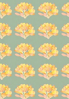 PSD 꽃 백그라운드 무늬 꽃무늬 패턴 꽃백그라운드 일러스트 노란색 주황색 국내일러스트 식물 컬러 파일형식