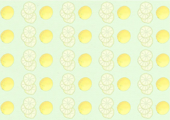 PSD 조각 백그라운드 무늬 패턴 일러스트 사람없음 노란색 레몬 국내일러스트 컬러 과일 파일형식