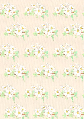 PSD 꽃 백그라운드 무늬 꽃무늬 패턴 꽃백그라운드 일러스트 꽃나무 사람없음 흰색 나뭇가지 국내일러스트 나무 식물 컬러 파일형식