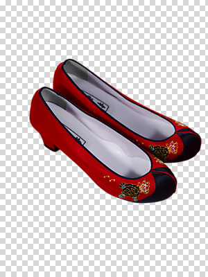 편집 편집이미지 한국전통 전통 잡화 명절 전통문화 신발 꽃무늬 전통소품 사람없음 빨간색 오브젝트 고무신 민속 꽃신 PNG 가죽신 켤레 편집소스 기념일 꽃 문화 컬러 무늬 한국 파일형식