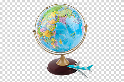 편집 편집이미지 교육 지구 세계지도 지도 비행기 사람없음 세계 장난감 지구본 오브젝트 교육용품 PNG 편집소스 항공교통 대중교통 파일형식