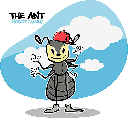 EPS 동물 구름 캐릭터 한마리 알파벳 곤충 일러스트 하늘 사람없음 단어 벌레 야구모자 곤충캐릭터 개미 성충 일러캐릭터 자연요소 문자 모자_잡화 1 영어 야구용품 파일형식 벡터