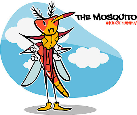 EPS 동물 구름 캐릭터 한마리 알파벳 동물캐릭터 곤충 일러스트 하늘 사람없음 단어 벌레 곤충캐릭터 성충 모기 일러캐릭터 자연요소 문자 1 영어 해충 파일형식 벡터