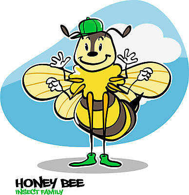 EPS 동물 구름 캐릭터 한마리 알파벳 동물캐릭터 곤충 일러스트 하늘 사람없음 단어 벌레 꿀벌 벌 야구모자 곤충캐릭터 성충 일러캐릭터 자연요소 문자 모자_잡화 1 영어 야구용품 벌_곤충 파일형식 벡터