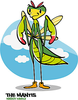 EPS 동물 구름 캐릭터 한마리 알파벳 동물캐릭터 곤충 일러스트 하늘 사람없음 단어 벌레 곤충캐릭터 성충 사마귀 일러캐릭터 자연요소 문자 1 영어 파일형식 벡터