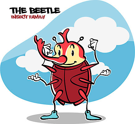 EPS 동물 구름 캐릭터 한마리 알파벳 동물캐릭터 곤충 일러스트 하늘 사람없음 단어 벌레 곤충캐릭터 성충 투구벌레 일러캐릭터 자연요소 문자 1 영어 파일형식 벡터