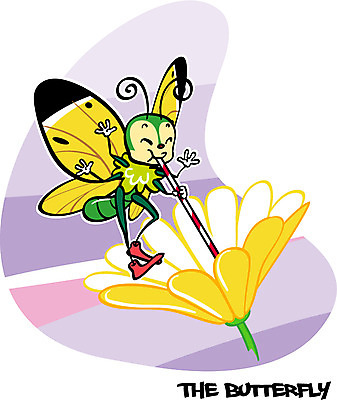 EPS 동물 캐릭터 한마리 알파벳 동물캐릭터 나비 곤충 일러스트 빨대 사람없음 단어 벌레 곤충캐릭터 성충 들국화 일러캐릭터 문자 1 영어 꽃 파일형식 벡터