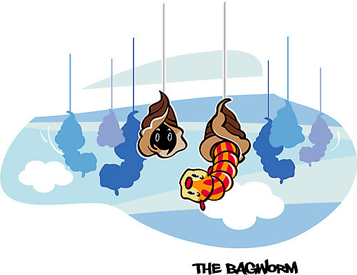 EPS 동물 캐릭터 한마리 알파벳 동물캐릭터 곤충 일러스트 나뭇잎 사람없음 단어 벌레 곤충캐릭터 도롱이 도롱이벌레 일러캐릭터 문자 1 영어 잎 파일형식 벡터