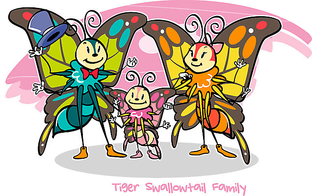 EPS 동물 캐릭터 알파벳 동물캐릭터 나비 곤충 일러스트 가족 나비넥타이 사람없음 단어 벌레 곤충캐릭터 성충 호랑나비 일러캐릭터 문자 영어 관계 넥타이 파일형식 벡터