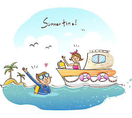 EPS 여자 남자 여유 바다 휴가 미소 웃음 사람 20대 해변 두명 여름 레포츠 여름휴가 바캉스 야자수 인사 잠수 즐거움 스쿠버다이빙 여름스포츠 산소통 선박 청년만 성인만 나무 계절 감정 스포츠 수상교통 레저 통 표정 청년 수상스포츠 예절 파일형식 벡터 여름_계절