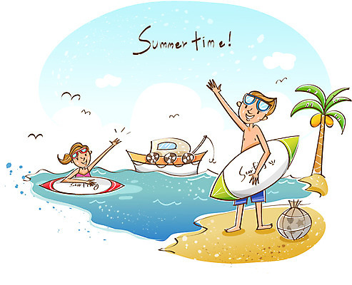 EPS 여자 남자 여유 바다 휴가 미소 웃음 사람 20대 해변 두명 10대 여름 레포츠 여름휴가 바캉스 야자수 서핑 즐거움 여름스포츠 선박 나무 계절 감정 스포츠 수상교통 청소년 레저 표정 청년 수상스포츠 파일형식 벡터 여름_계절