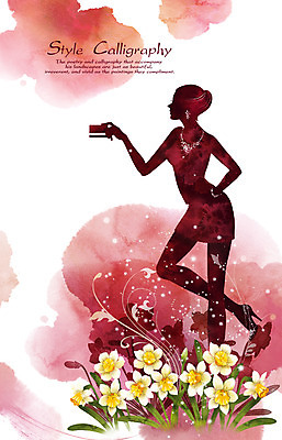 PSD 여자 꽃 실루엣 분홍색 캘리배경 백그라운드 꽃백그라운드 일러스트 목걸이 캘리그라피 수채화 그림자 한명 사람 성인 빛 쇼핑 뷰티 신용카드 고급 결제 손그림 수선화 여자만 여자한명만 성인여자만 성인만 국내일러스트 식물 1 컬러 컨셉 장신구 촬영기법 금융 파일형식