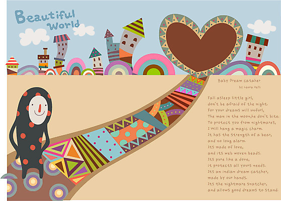 EPS 길 어린이 패턴 일러스트 상상 주택 한명 미소 웃음 친구 판타지 문 마을 꿈 하트 신비 상상캐릭터 어린이만 국내일러스트 일러캐릭터 모양 캐릭터 1 컨셉 무늬 관계 표정 사람 건물 파일형식 벡터